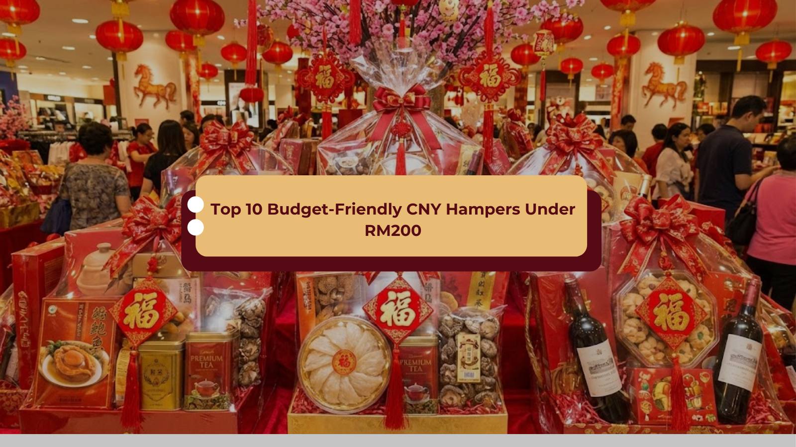 Luxurious Chinese New Year 2026 hampers for corporate and family delivery in Malaysia